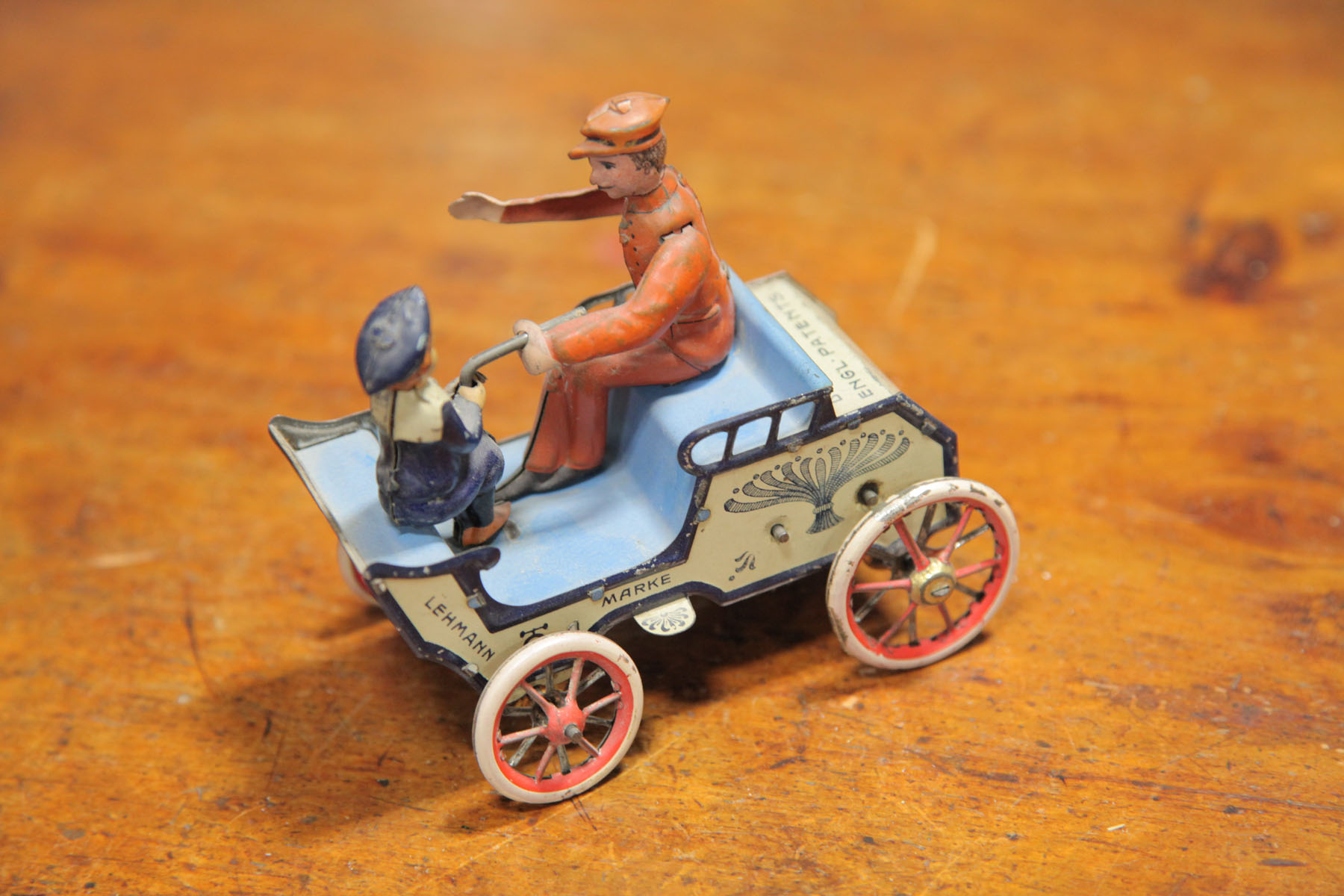LEHMANN NAUGHTY BOY WIND UP TOY. 
