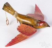 LEHMANN PAINTED TIN FLYING BIR