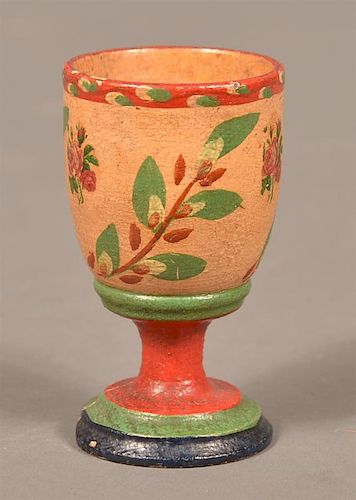 LEHNWARE TURNED WOOD FOOTED EGG