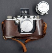 LEICA IIIF 35MM CAMERA AND SUM
