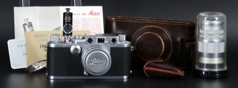 LEICA IIIF CAMERA WITH AN ELMAR