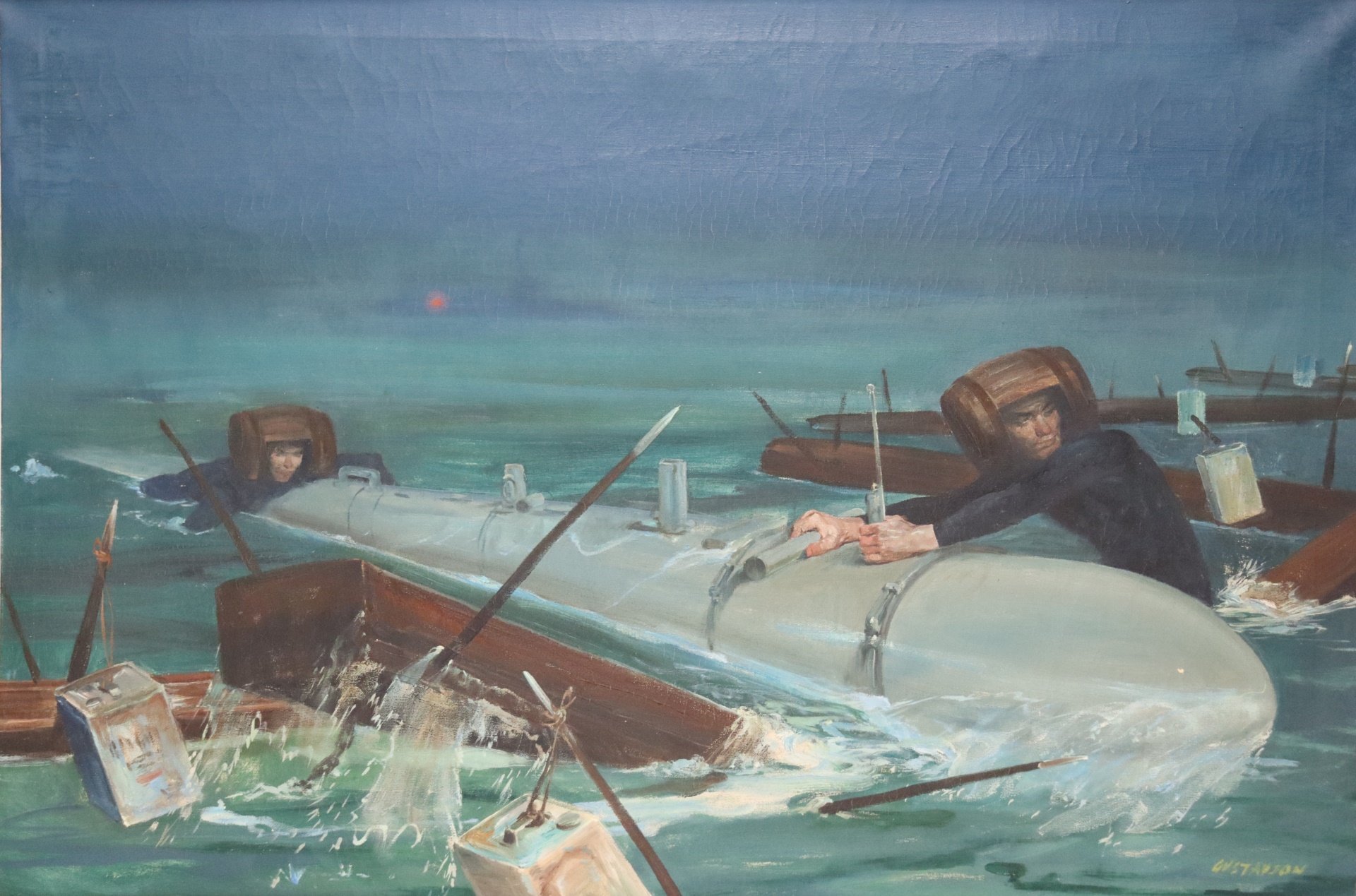 LELAND GUSTAVSON (AMERICAN,
