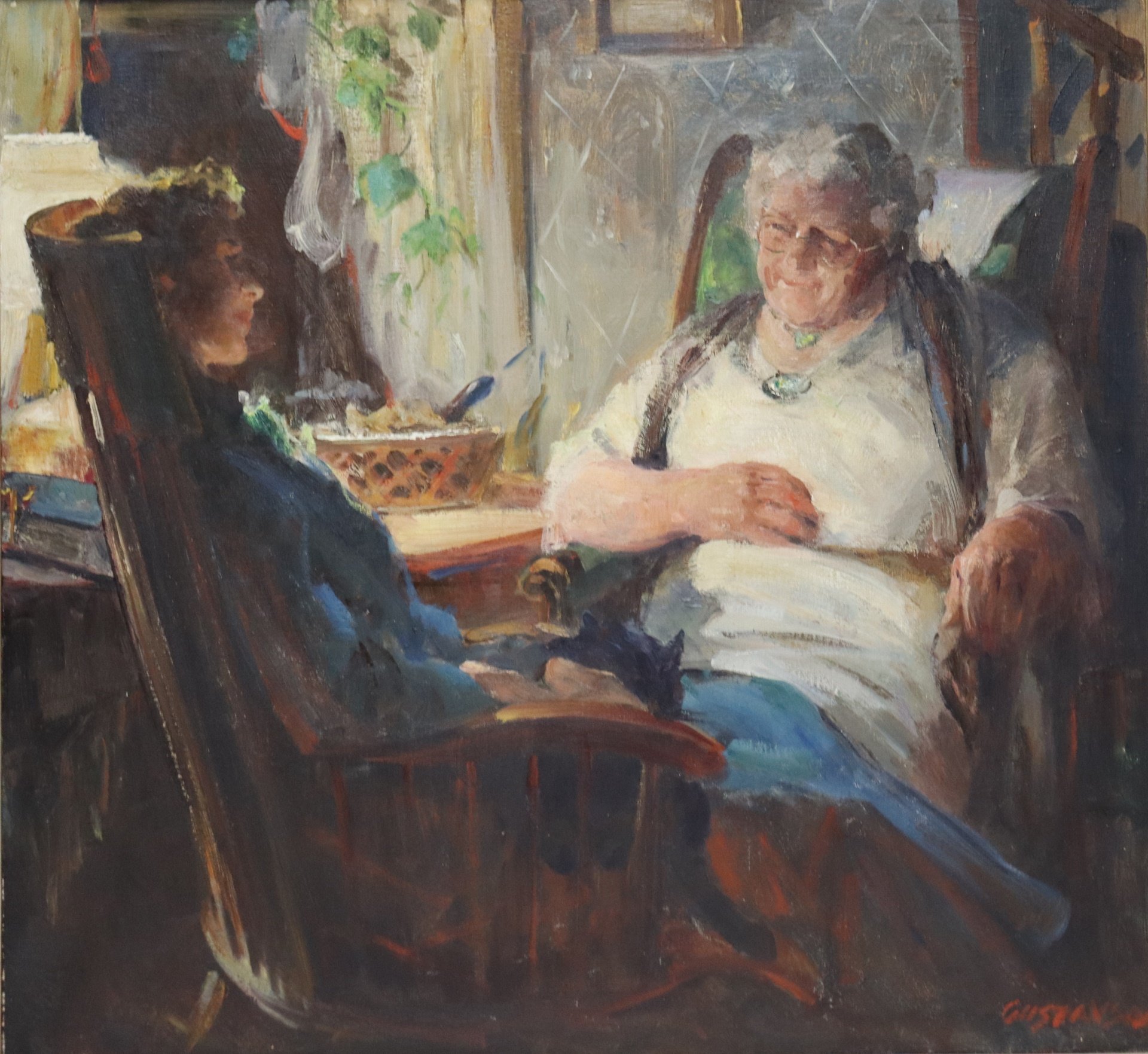 LELAND GUSTAVSON (AMERICAN,