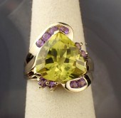 LEMON CITRINE, AMETHYST AND YE