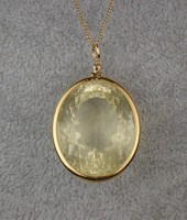 LEMON CITRINE AND EIGHTEEN KAR