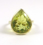 LEMON CITRINE AND FOURTEEN KAR