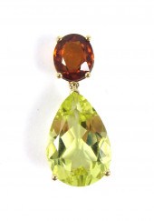 LEMON CITRINE AND RED HESSONIT