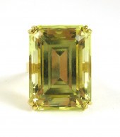 LEMON QUARTZ AND TEN KARAT GOL