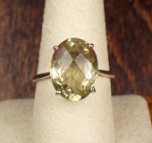 LEMON QUARTZ AND WHITE GOLD SO