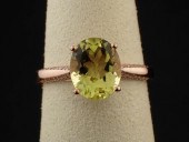LEMON QUARTZ, DIAMOND AND FOUR