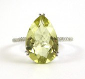 LEMON TOPAZ, DIAMOND AND FOURT