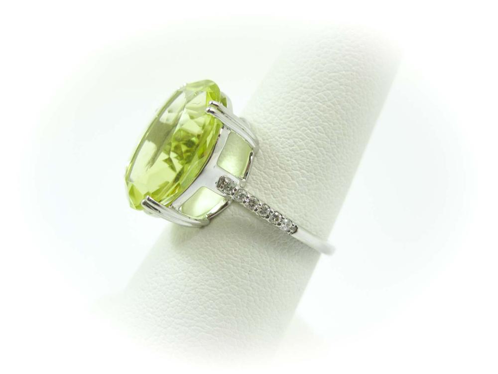 LEMON TOPAZ, DIAMOND AND FOURTEEN