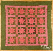 LEMOYNE STAR PATCHWORK QUILT,