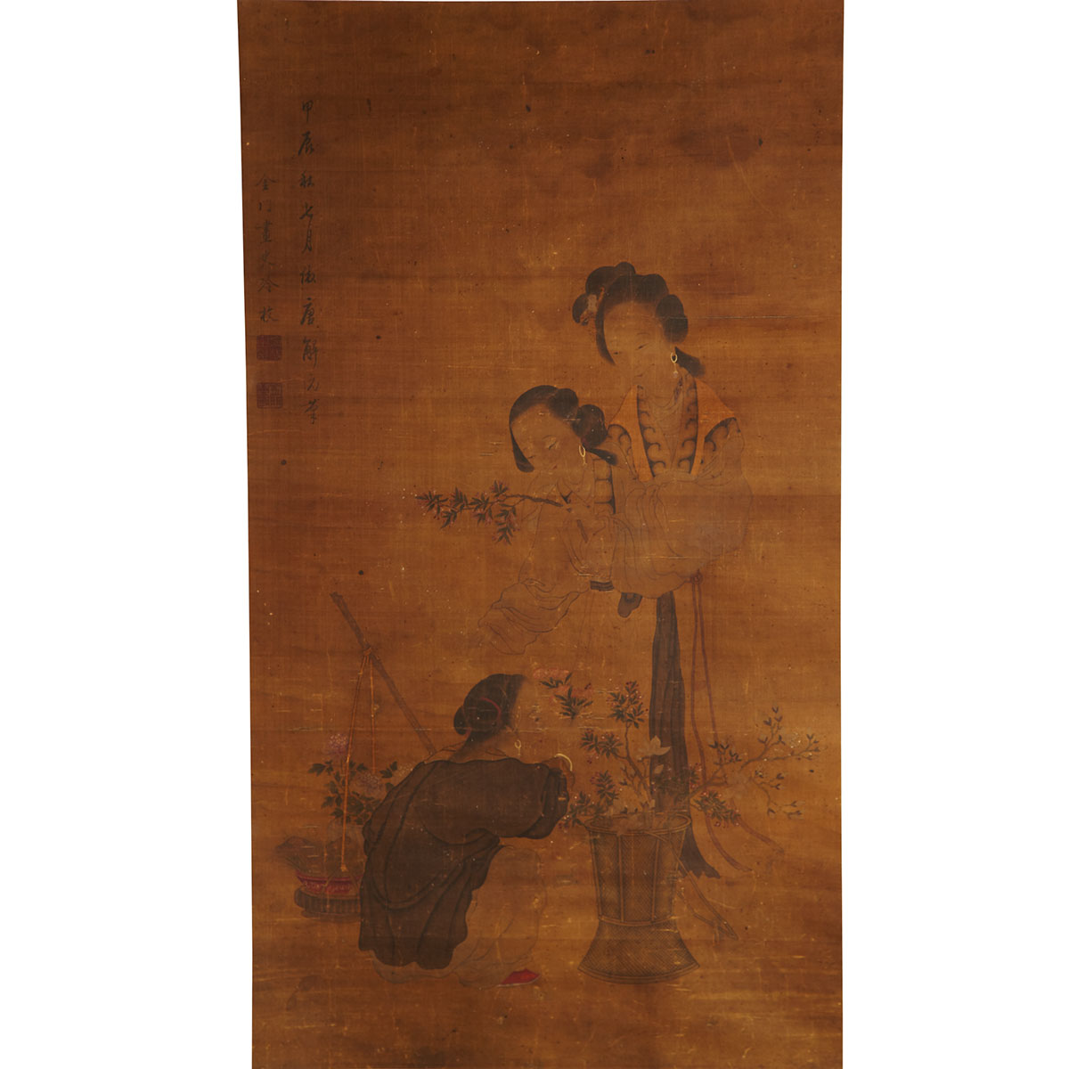 Leng Mei (1669-1742) TWO LADIES  