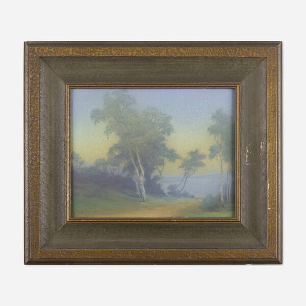 Lenore Asbury. Birches plaque.