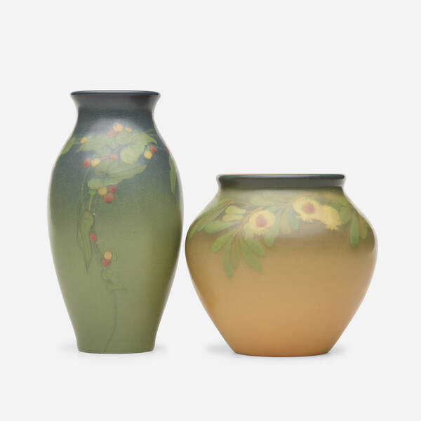 Lenore Asbury. Vellum vases, set of