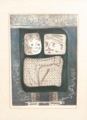 LENORE SIMON LITHOGRAPH MID CE