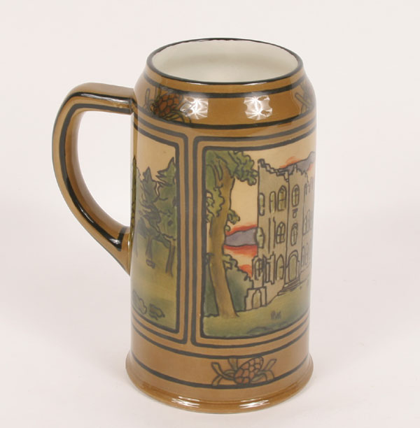 Lenox Belleek stein depicting
