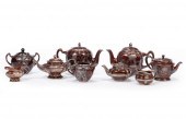 LENOX BROWN GLAZED SILVER OVER