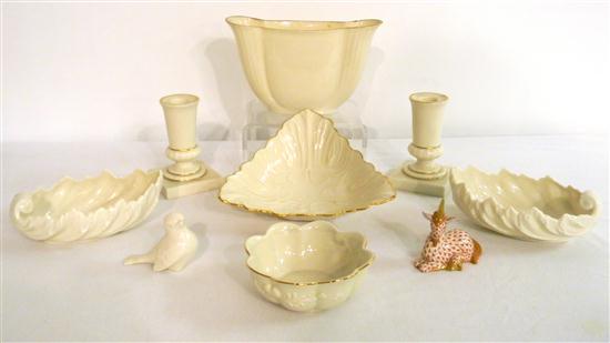 Lenox china including: a pair of