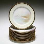 Lenox hand painted plates with