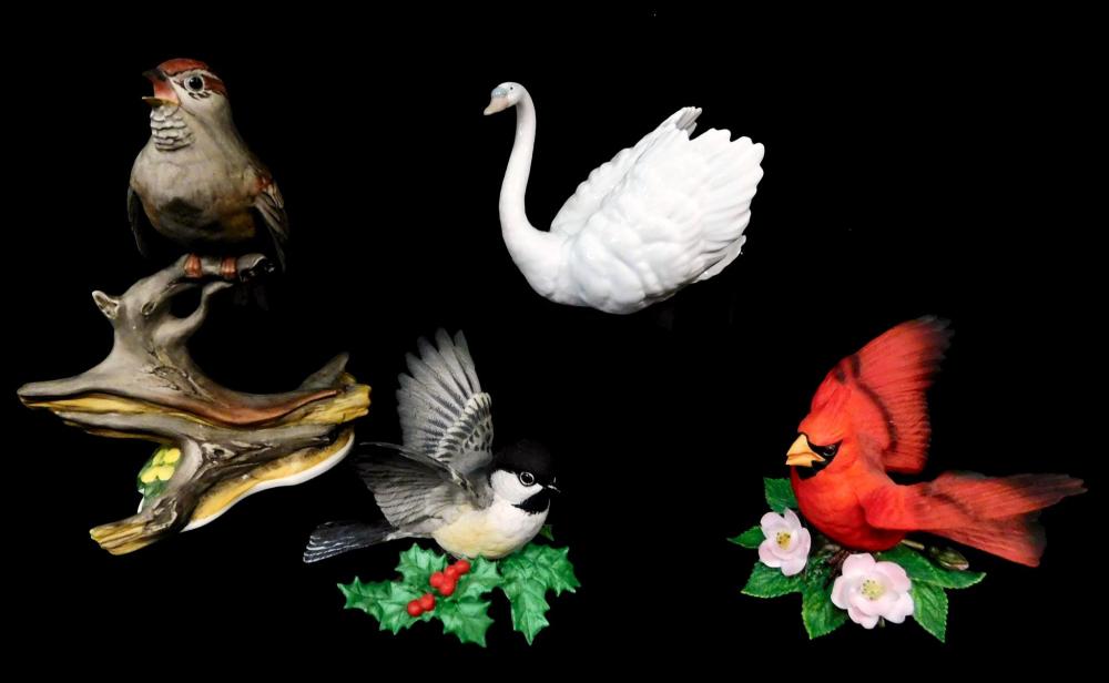 LENOX, LLADRO AND BOEHM, FOUR