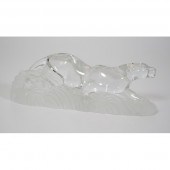 Lenox Panther Figurine Glass p