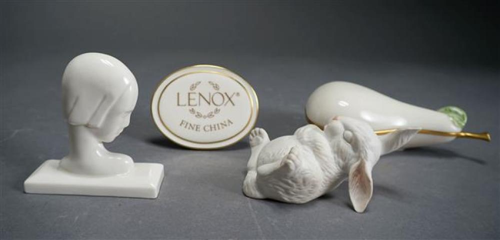 LENOX PEAR-FORM BOX, BUST OF