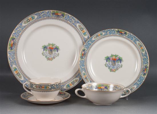 Lenox porcelain 96-piece partial