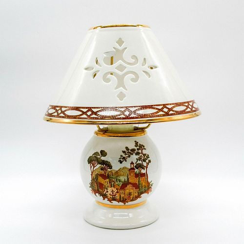 LENOX PORCELAIN CANDLE LAMP,