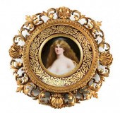 LENOX & TIFFANY PAINTED PORTRA