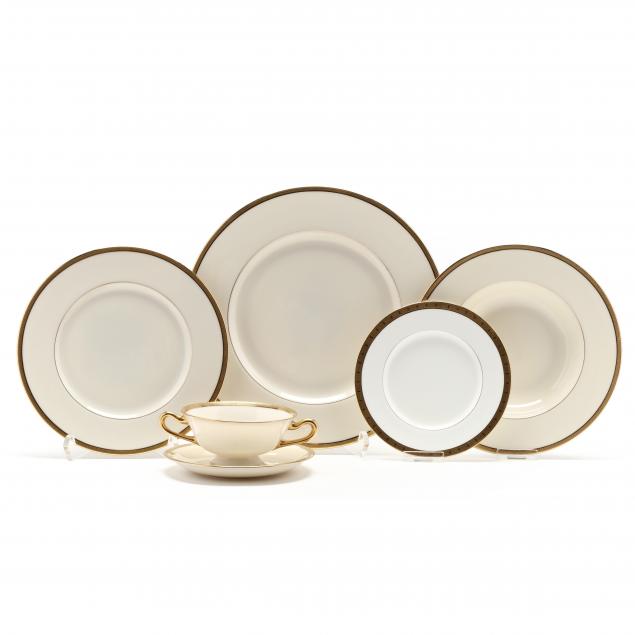 LENOX TUXEDO CHINA DINNERWARE SET