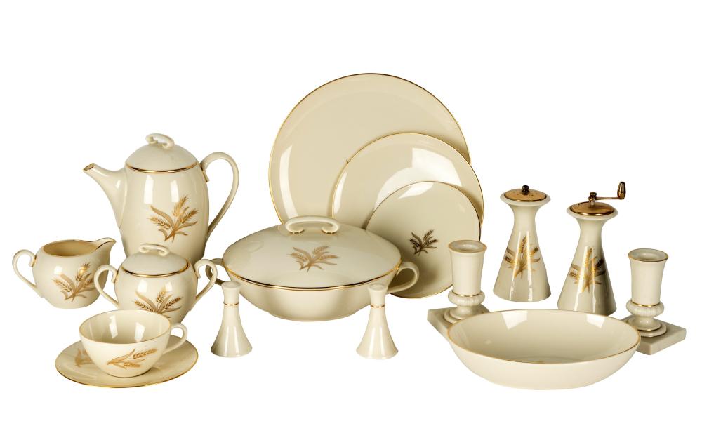 LENOX "WHEAT" PORCELAIN DINNER