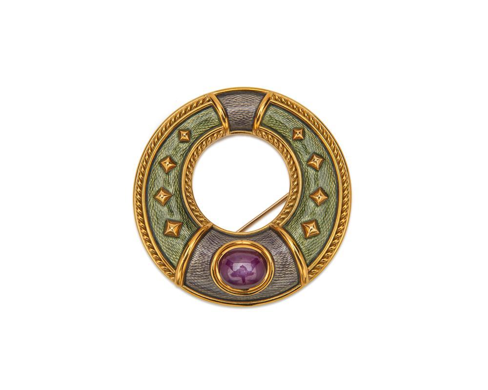 LEO DE VROOMEN 18K GOLD, STAR RUBY,