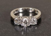 LEO DIAMOND, WHITE GOLD AND PL