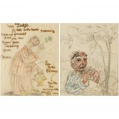 LEO GESTEL, (2) DRAWINGS, EX C