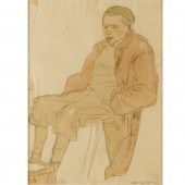 LEO GESTEL, WATERCOLOR AND PEN