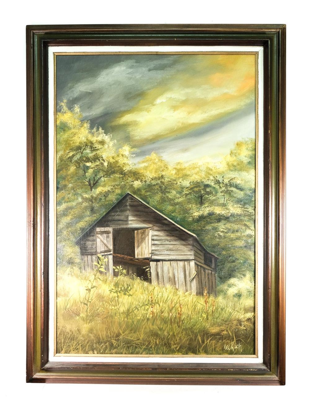 LEO KOCH, OLD BARN- SPRUCE PINE,