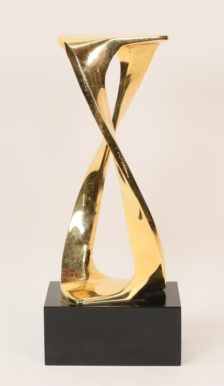 LEO MARANZ BRASS SCULPTURE