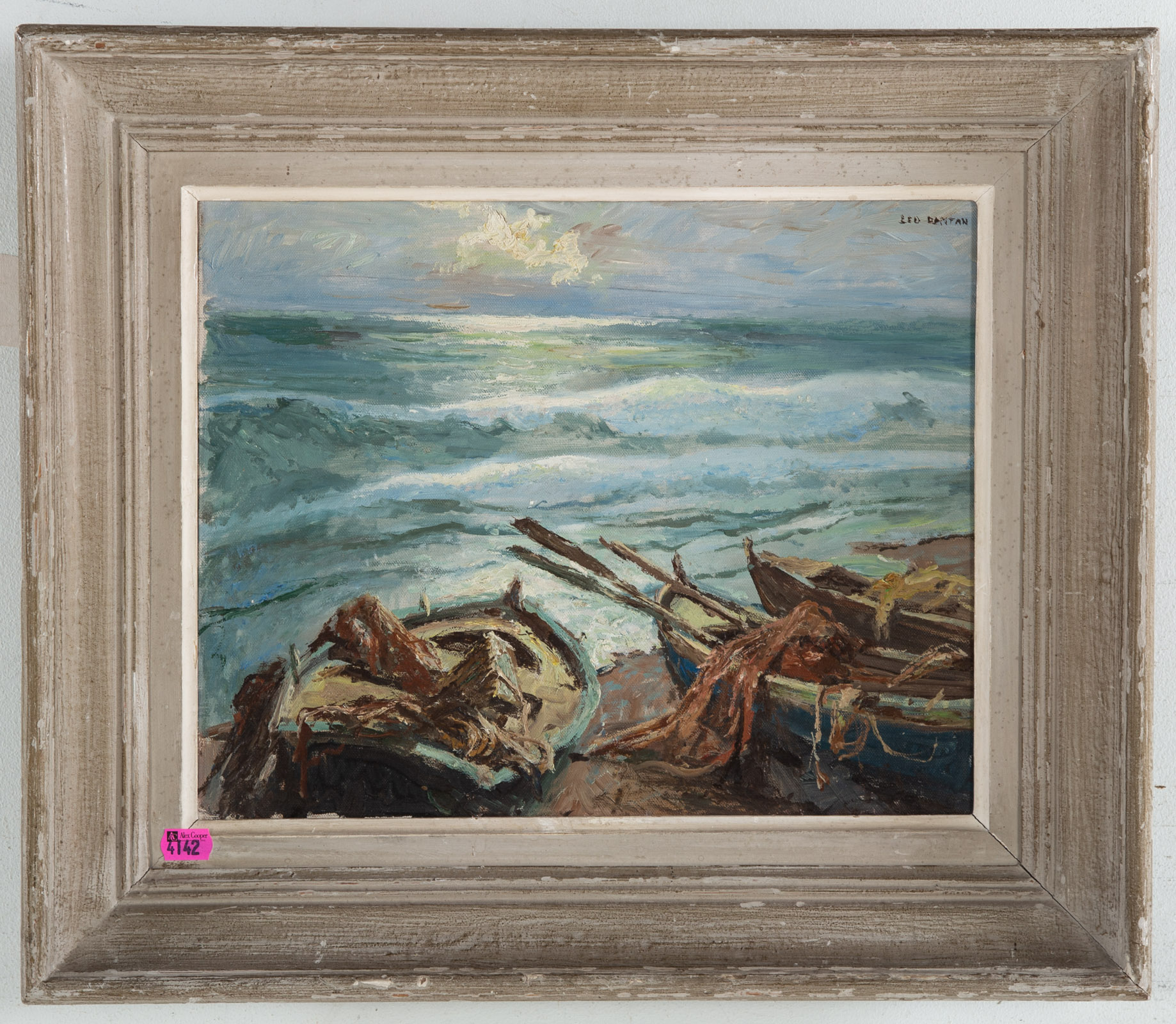 LEO RAMTAN. ROWBOATS BY THE