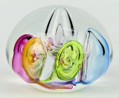 LEON APPLEBAUM 1985 BLOWN GLAS