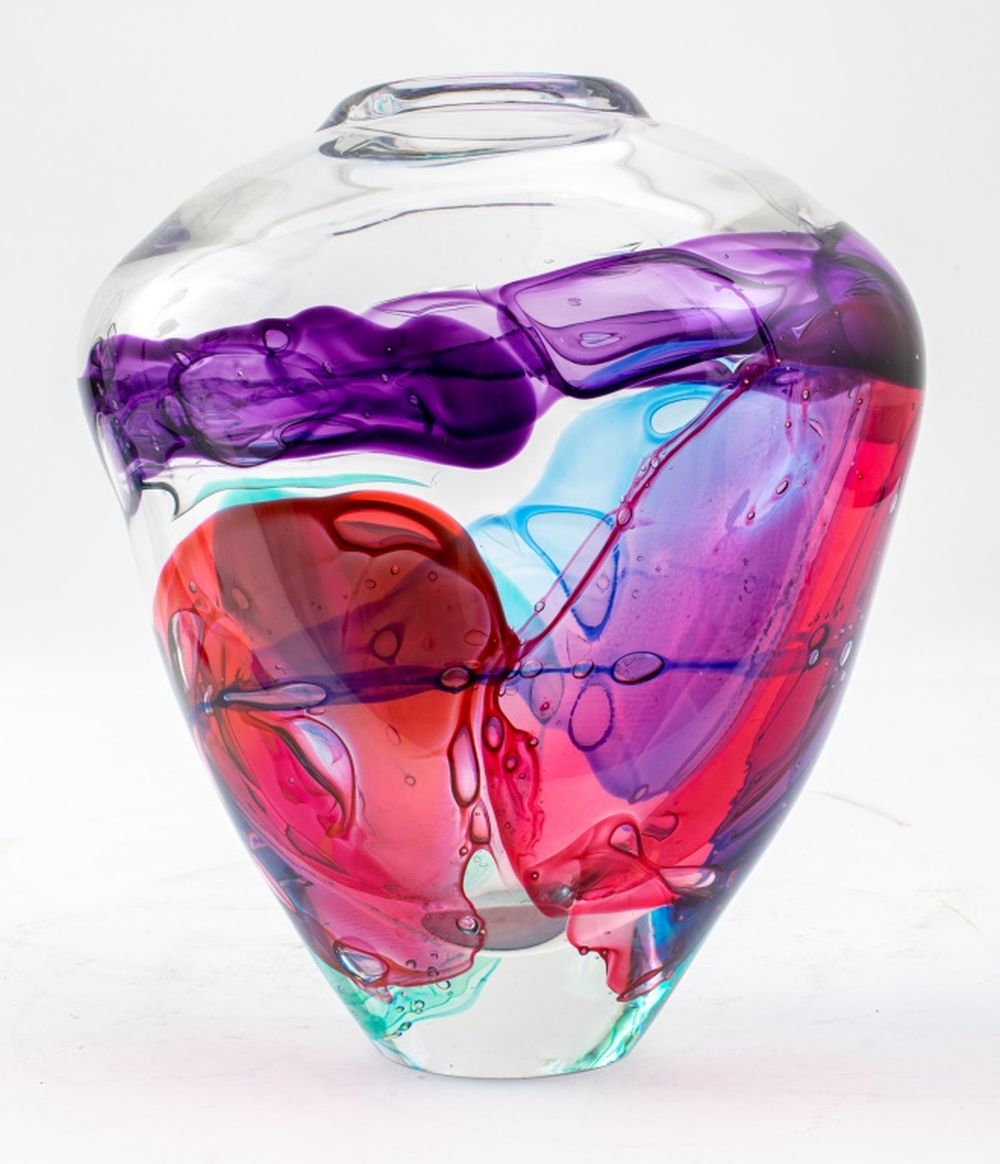 LEON APPLEBAUM ART GLASS SCULPTURAL