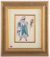 LEON BAKST. WOMAN HOLDING A NO