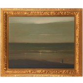 LEON DABO, OIL ON PANEL Leon D