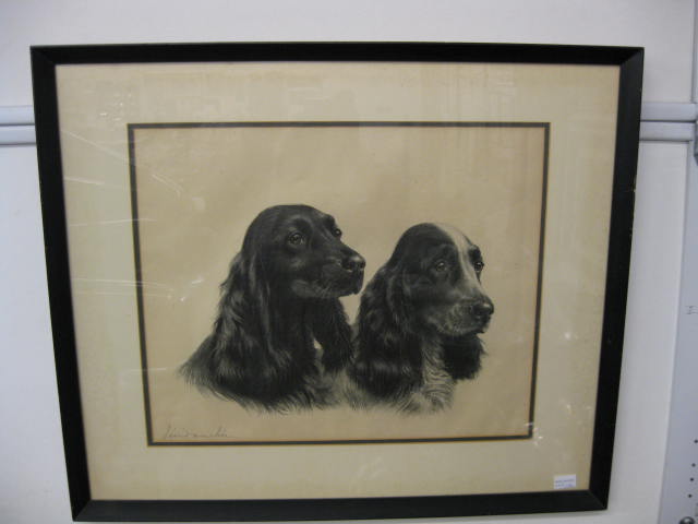 Leon Danchin Lithograph of