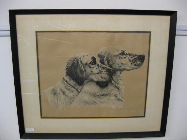 Leon Danchin Lithograph of