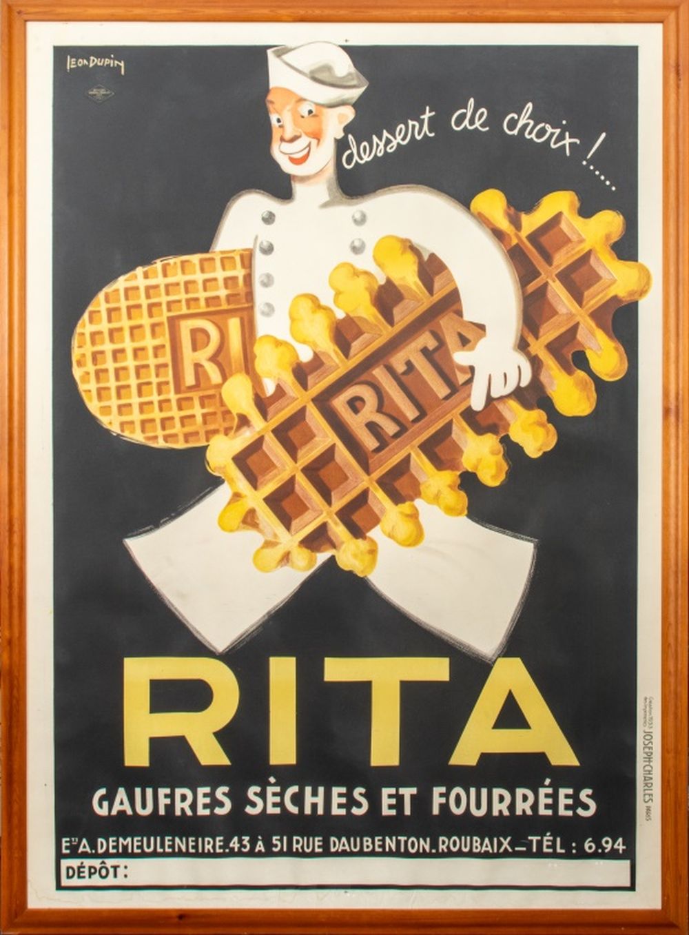 LEON DUPIN "RITA, GAUFRES SECHES ET