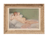 LEON GALAND, 20TH C. RECLINING