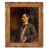 LEON J.F. BONNAT. PORTRAIT OF