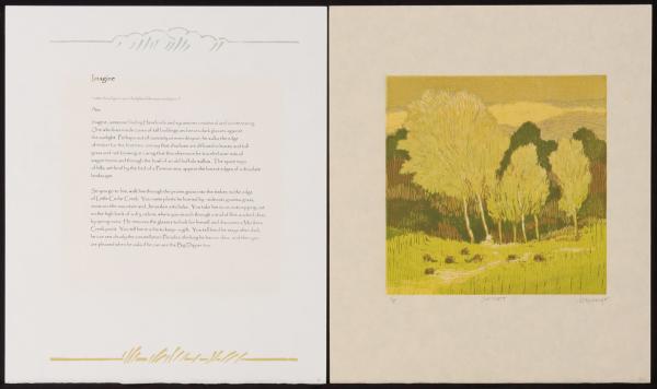 LEON LOUGHRIDGE FOLIO OF 10 FLINT